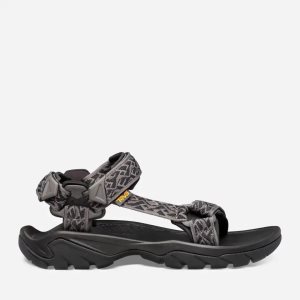 Teva Terra Fi 5 Universal Herren Sandalen Schwarz/Grau (Österreich)